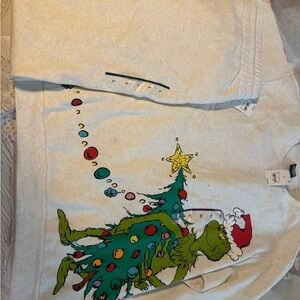 Grinch Christmas Sweater - Cream